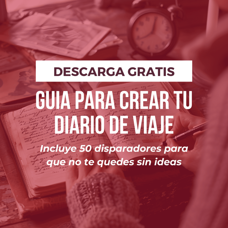 Descarga tu guia para crear tu diario de viaje