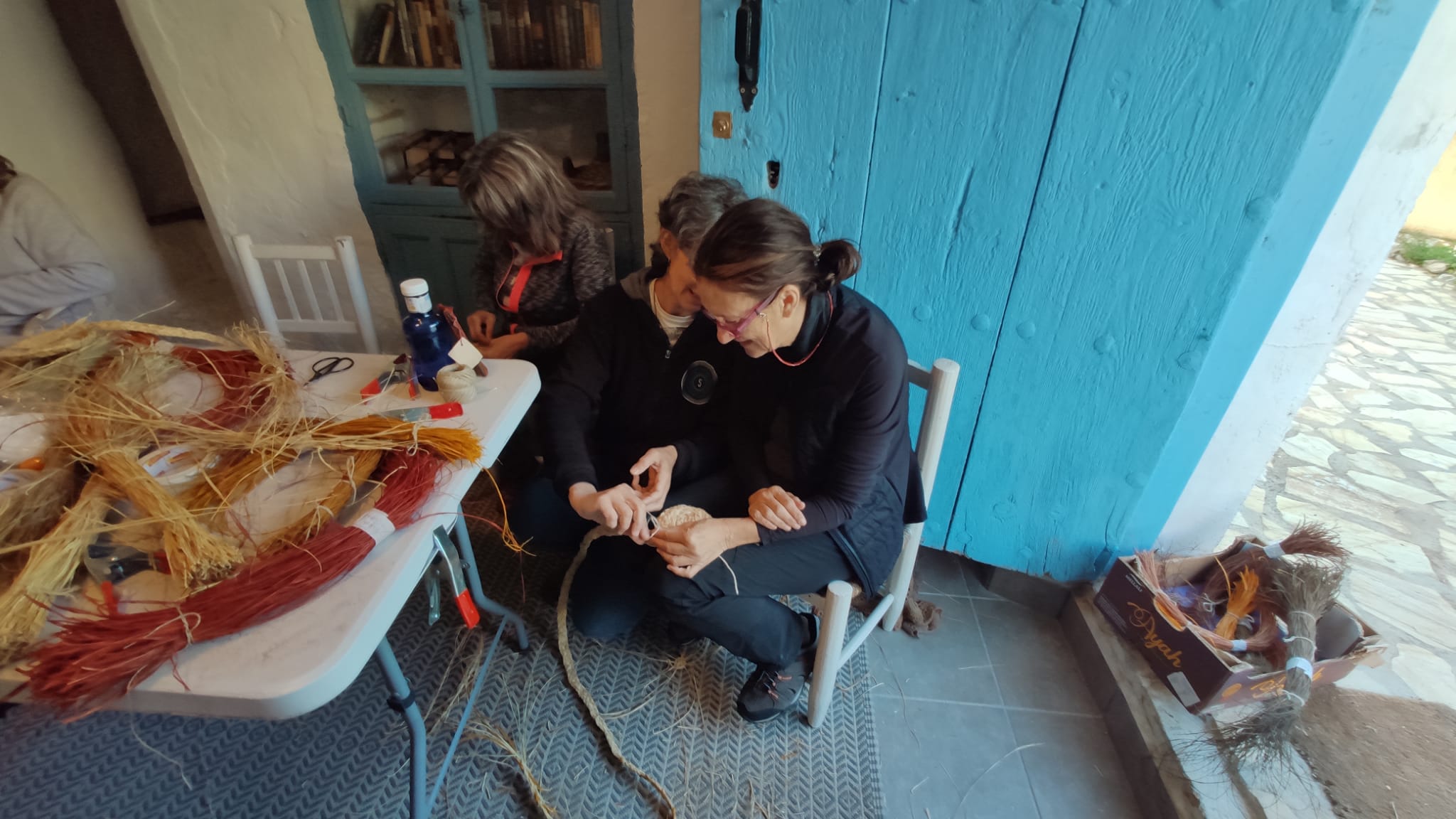 Taller de esparto con Ronte