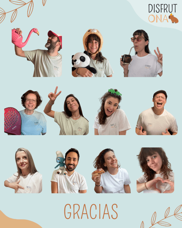 Camisetas disfrutona