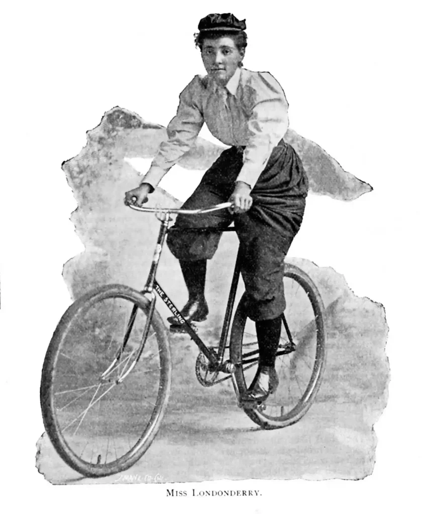 Mujeres ciclistas Annie Londonderry