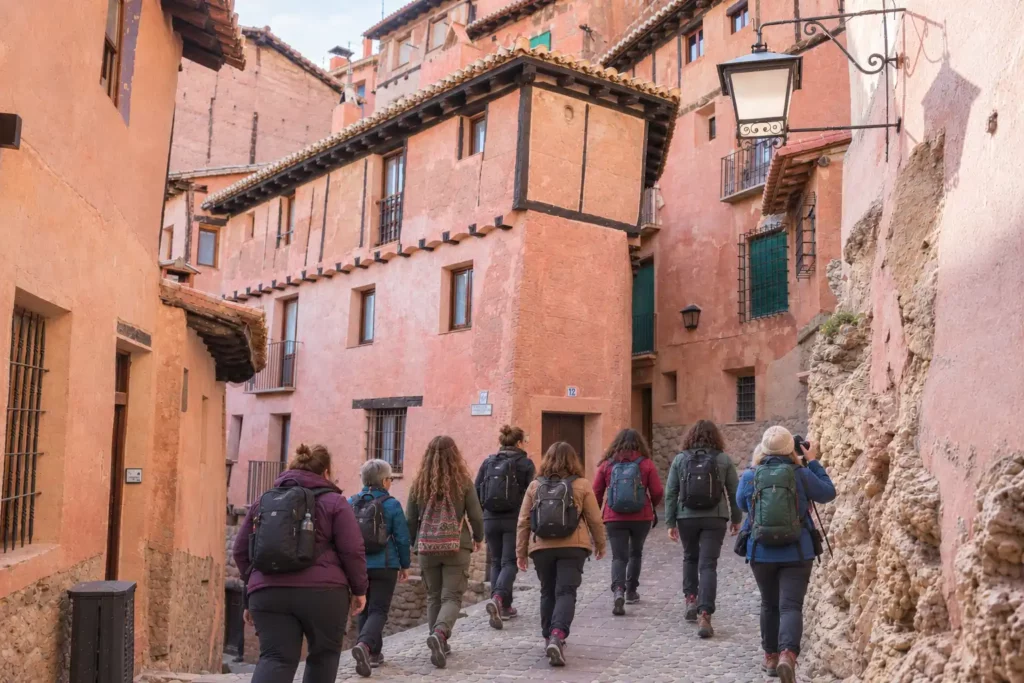 campamento para mujeres en Albarracin